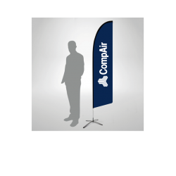 Flag COMPAIR 55 x 250 cm